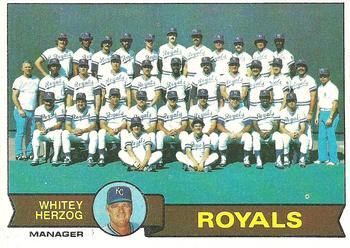 1979 Topps #451 Kansas City Royals / Whitey Herzog Front