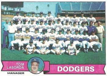 1979 Topps #526 Los Angeles Dodgers / Tom Lasorda Front