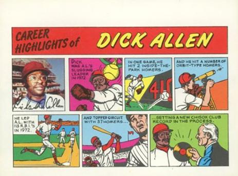 1973 Topps Comics #NNO Dick Allen Front