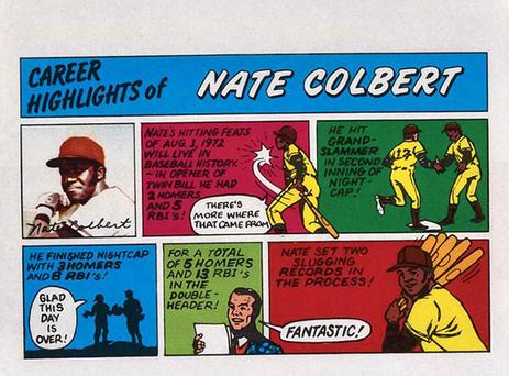 1973 Topps Comics #NNO Nate Colbert Front