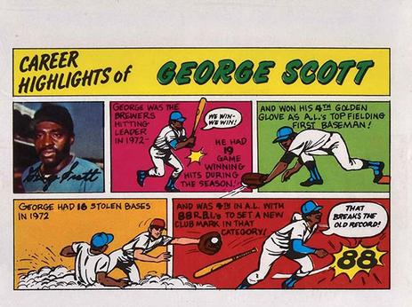 1973 Topps Comics #NNO George Scott Front