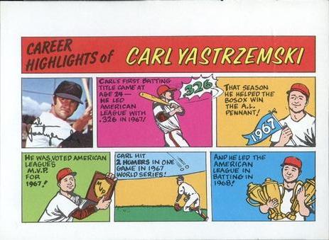 1973 Topps Comics #NNO Carl Yastrzemski Front