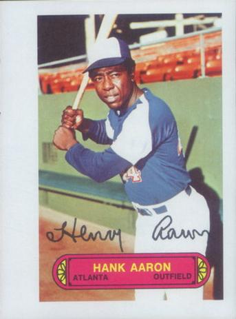 1973 Topps Pin-Ups #NNO Hank Aaron Front