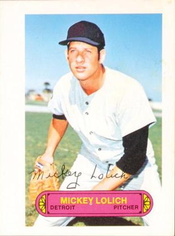 1973 Topps Pin-Ups #NNO Mickey Lolich Front