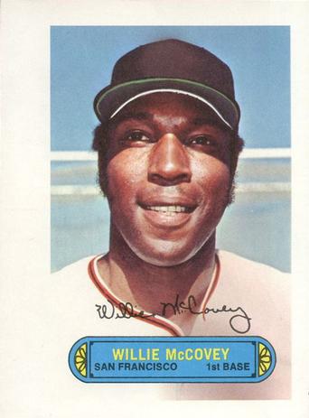 1973 Topps Pin-Ups #NNO Willie McCovey Front