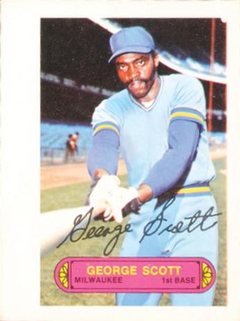 1973 Topps Pin-Ups #NNO George Scott Front