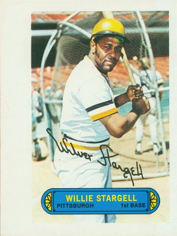 1973 Topps Pin-Ups #NNO Willie Stargell Front