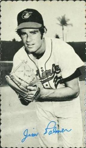 1974 Topps Deckle #45 Jim Palmer Front