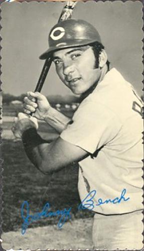 1974 Topps Deckle #71 Johnny Bench Front