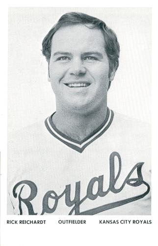 1974 Kansas City Royals Photocards #NNO Rick Reichardt Front