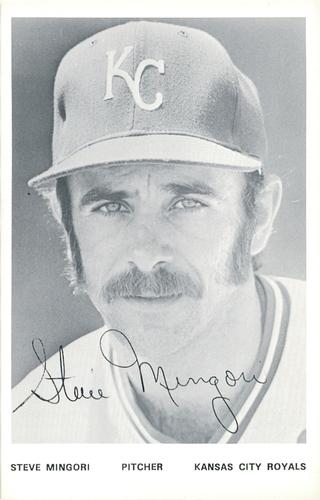 1975 Kansas City Royals Photocards #NNO Steve Mingori Front