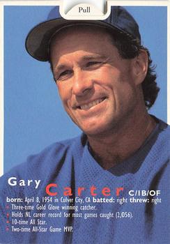 1995 Stouffer's Legends of Baseball #2 Gary Carter Back