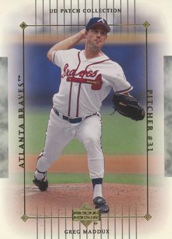 2003 UD Patch Collection #10 Greg Maddux Front