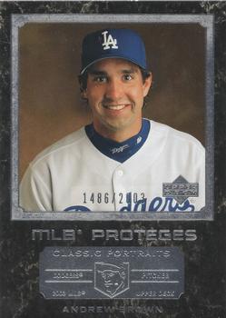 2003 Upper Deck Classic Portraits #159 Andrew Brown Front