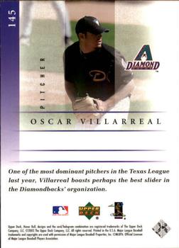 2003 Upper Deck Honor Roll #145 Oscar Villarreal Back