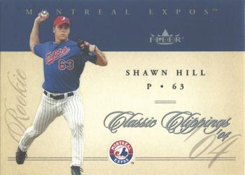 2004 Fleer Classic Clippings #91 Shawn Hill Front