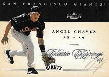 2004 Fleer Classic Clippings #96 Angel Chavez Front