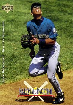 1995 National Packtime #12 Alex Rodriguez Front