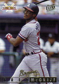 1995 National Packtime #14 Fred McGriff Front