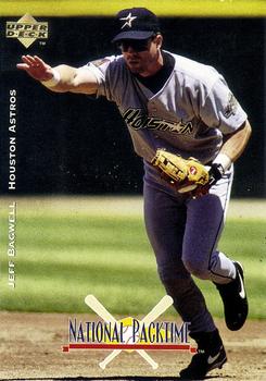 1995 National Packtime #18 Jeff Bagwell Front