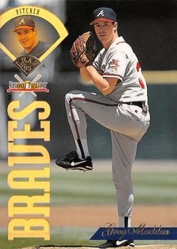 1995 National Packtime Welcome to the Show #1 Greg Maddux Front