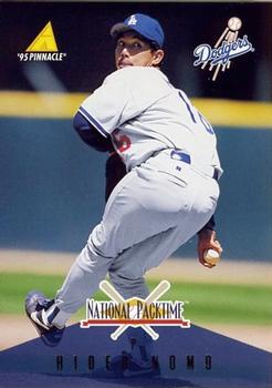 1995 National Packtime Welcome to the Show #3 Hideo Nomo Front