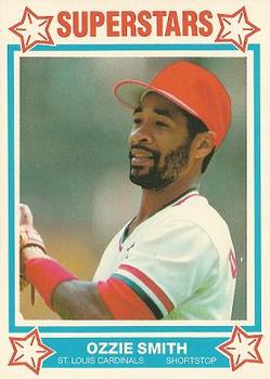 1989 Ralston Cereal Superstars #1 Ozzie Smith Front