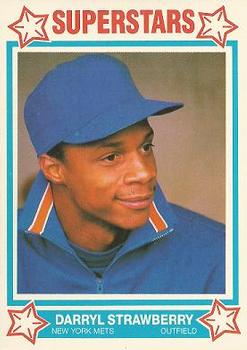 1989 Ralston Cereal Superstars #3 Darryl Strawberry Front
