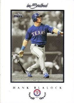 2004 Fleer InScribed #72 Hank Blalock Front