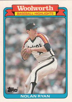 1988 Topps Woolworth Baseball Highlights #6 Nolan Ryan Front