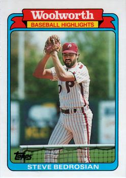 1988 Topps Woolworth Baseball Highlights #10 Steve Bedrosian Front