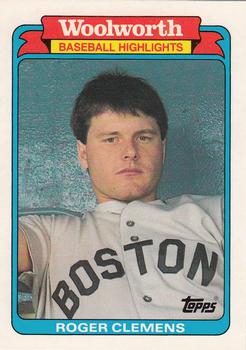 1988 Topps Woolworth Baseball Highlights #11 Roger Clemens Front