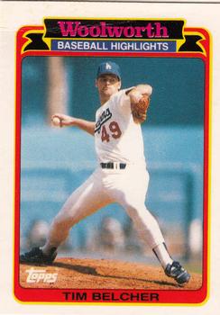 1989 Topps Woolworth Baseball Highlights #19 Tim Belcher Front