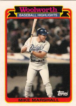 1989 Topps Woolworth Baseball Highlights #26 Mike Marshall Front
