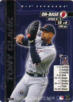2000 MLB Showdown 1st Edition #159 Tony Clark Front