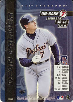 2000 MLB Showdown 1st Edition #170 Dean Palmer Front