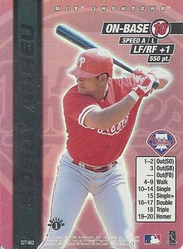 2000 MLB Showdown 1st Edition #327 Bobby Abreu Front