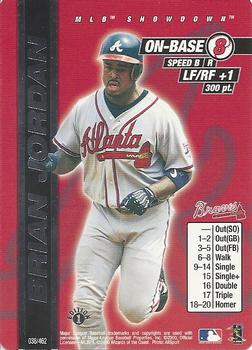 2000 MLB Showdown 1st Edition #038 Brian Jordan Front