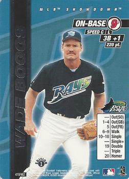 2000 MLB Showdown 1st Edition #419 Wade Boggs Front