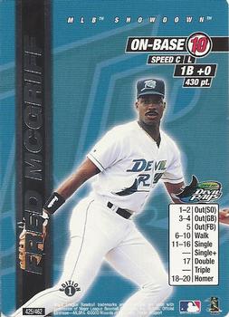 2000 MLB Showdown 1st Edition #425 Fred McGriff Front