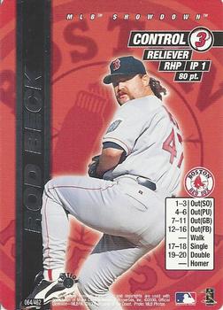 2000 MLB Showdown 1st Edition #064 Rod Beck Front