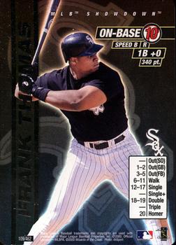 2000 MLB Showdown 1st Edition #109 Frank Thomas Front