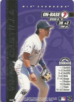 2000 MLB Showdown 1st Edition #148 Vinny Castilla Front