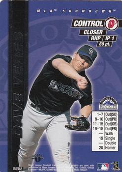 2000 MLB Showdown 1st Edition #155 Dave Veres Front