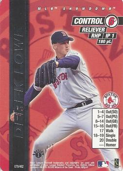 2000 MLB Showdown 1st Edition #070 Derek Lowe Front