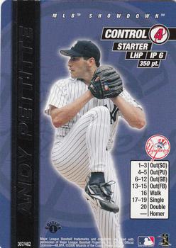 2000 MLB Showdown 1st Edition #307 Andy Pettitte Front