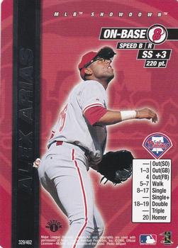 2000 MLB Showdown 1st Edition #329 Alex Arias Front
