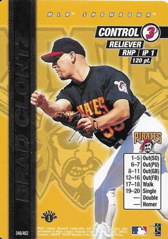 2000 MLB Showdown 1st Edition #346 Brad Clontz Front