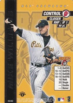 2000 MLB Showdown 1st Edition #355 Mike Williams Front