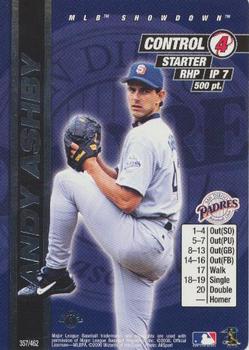 2000 MLB Showdown 1st Edition #357 Andy Ashby Front